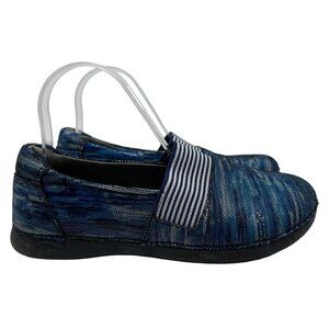 Alegria Glee Wavy Navy Slip On Shoes Size 38 US 8/8.5